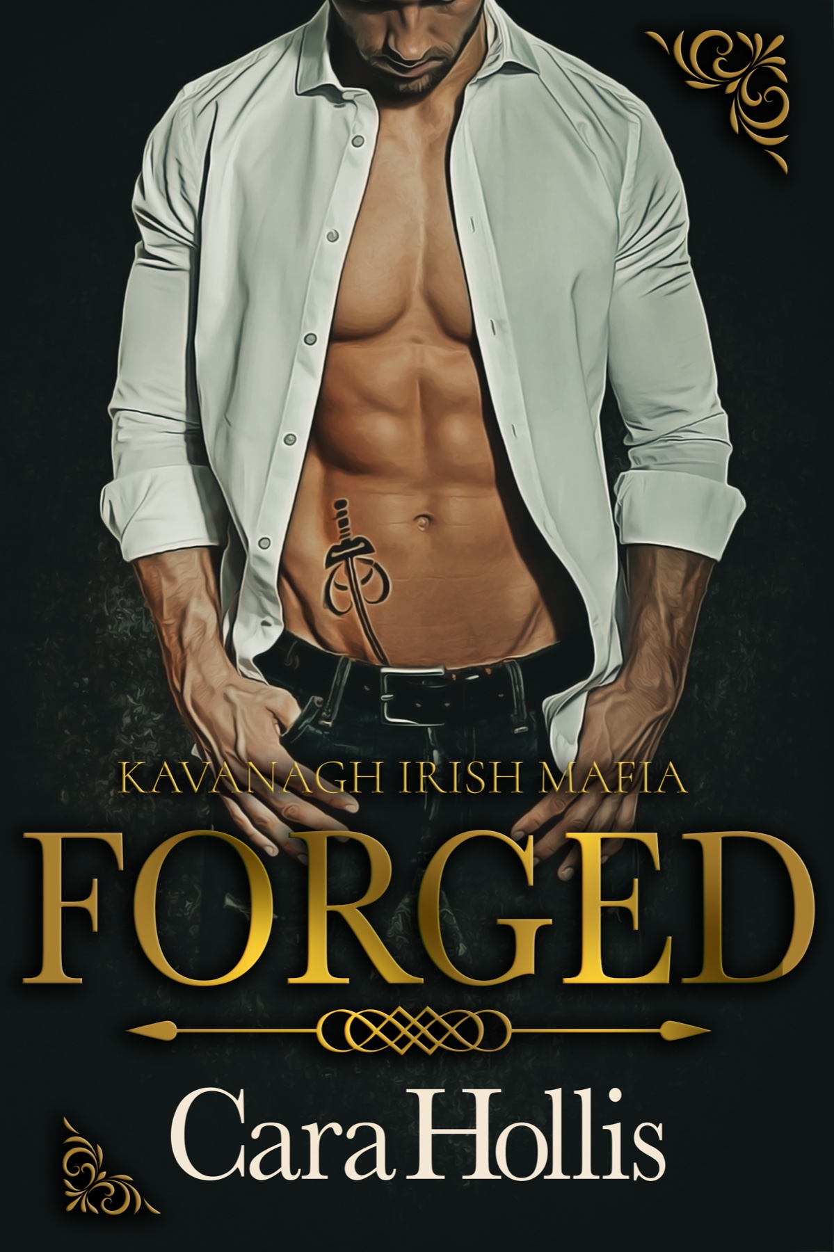 Book cover for Forged by Cara Hollis